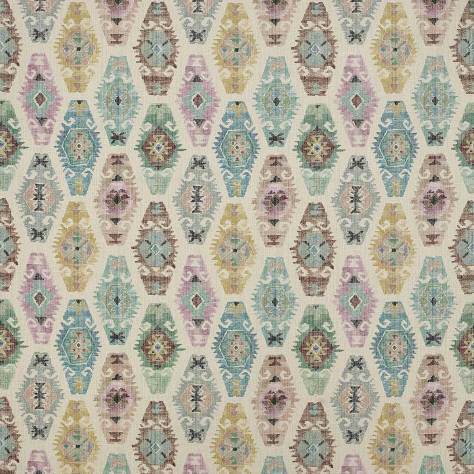 Jane Churchill Azara Fabrics Sumba Fabric - Teal/Emerald - J0068-01 - Image 1