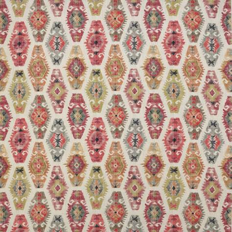 Jane Churchill Azara Fabrics Sumba Fabric - Red/Orange - J0068-04