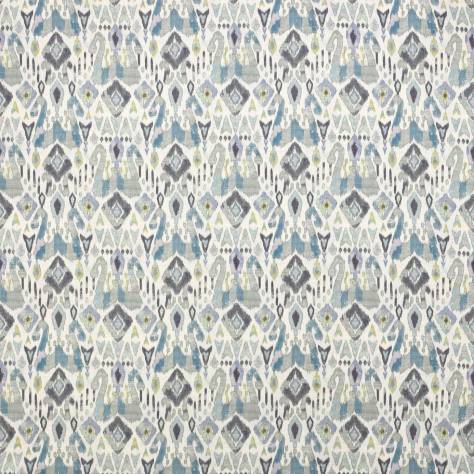 Jane Churchill Azara Fabrics Jaru Fabric - Blue/Aqua - J0069-02
