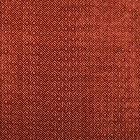 Jane Churchill Lexi Fabrics Jago Fabric - Burnt Orange - J0076-03