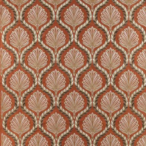 Jane Churchill Atmosphere VII Fabrics Valentina Fabric - Copper - J0079-05