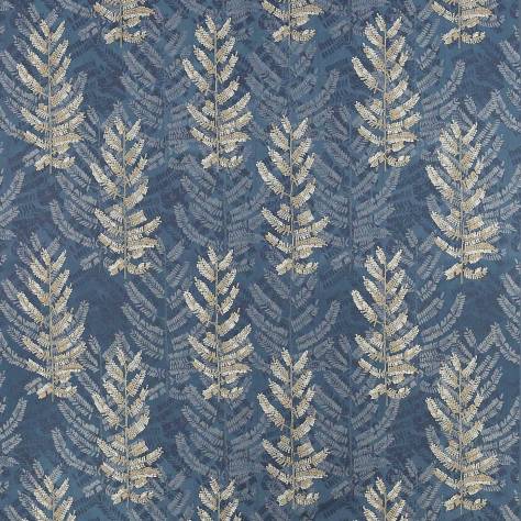 Jane Churchill Atmosphere VII Fabrics Pandora Fabric - Blue - J0081-04