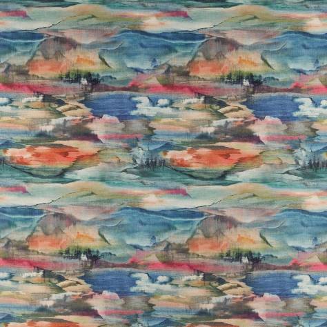 Jane Churchill Atmosphere VII Fabrics Solace Velvet Fabric - Multi - J0088-02