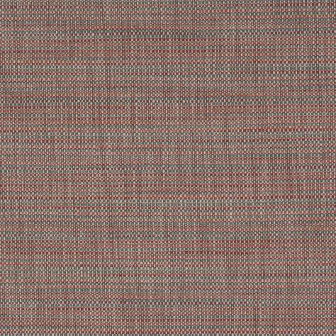 Jane Churchill Boscombe Fabrics Lewin Fabric - Red/Teal - J0138-08