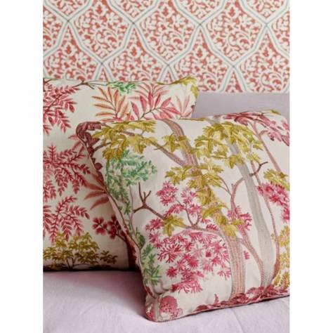 Jane Churchill Kingswood Fabrics Bryony Fabric - Pink - J0125-02