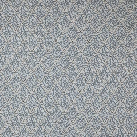 Jane Churchill Kingswood Fabrics Hillier Fabric - Blue - J0126-02