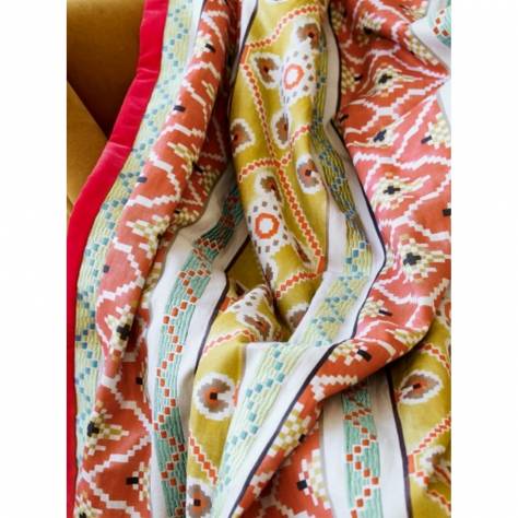 Jane Churchill Kingswood Fabrics Capel Fabric - Red - J0127-01 - Image 3