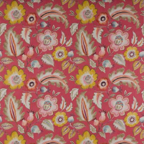 Jane Churchill Kingswood Fabrics Piper Fabric - Red - J0133-01 - Image 1