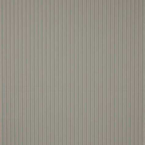 Jane Churchill Hartwell Fabrics Heskin Stripe Fabric - Aqua - J0156-01 - Image 1