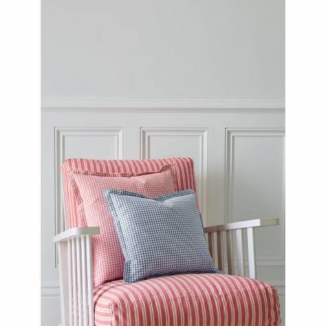 Jane Churchill Hartwell Fabrics Heskin Stripe Fabric - Red - J0156-02 - Image 4