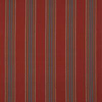 Indus Stripe Fabric - Red