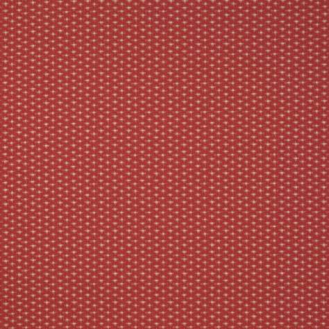 Jane Churchill Jasper Fabrics Raffi Fabric - Red - J0162-05 - Image 1