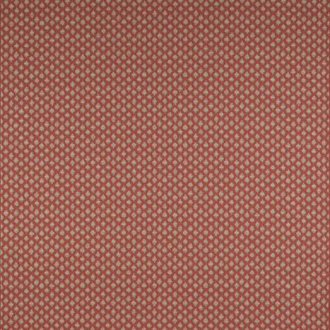 Jane Churchill Jasper Fabrics Juno Fabric - Coral - J0163-04 - Image 1