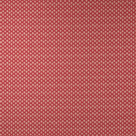 Jane Churchill Jasper Fabrics Juno Fabric - Red - J0163-05 - Image 1