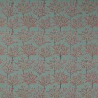 Blossom Tree Fabric - Aqua/Pink