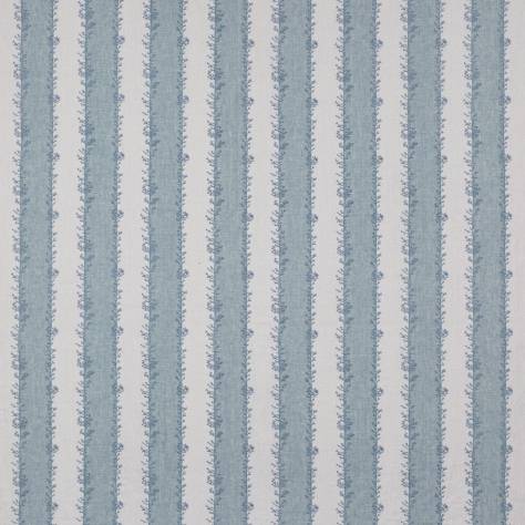 Jane Churchill Wildwood Fabrics Rossie Fabric - Blue - J0145-01 - Image 1