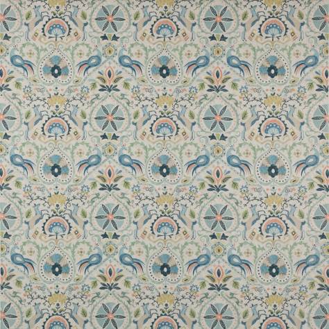 Jane Churchill Wildwood Fabrics Roxton Fabric - Blue - J0151-01 - Image 1