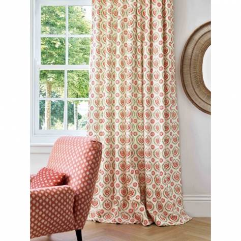 Jane Churchill Wildwood Fabrics Haven Fabric - Pink - J0152-02 - Image 2