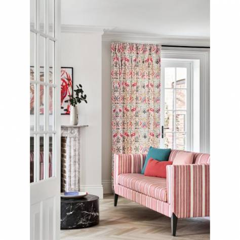 Jane Churchill Wildwood Fabrics Haven Fabric - Pink - J0152-02 - Image 3