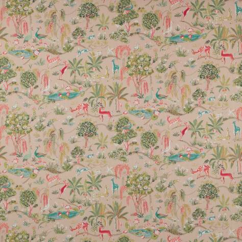 Jane Churchill Wildwood Fabrics Wildwood Fabric - Pink - J0153-01 - Image 1