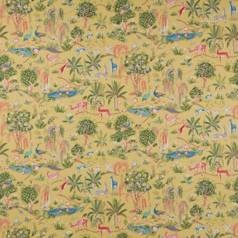 Jane Churchill Wildwood Fabrics Wildwood Fabric - Yellow - J0153-02 - Image 1