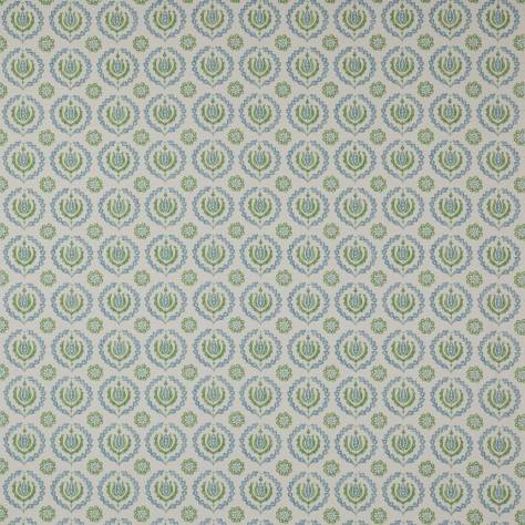 Jane Churchill Wildwood Fabrics Kira Fabric - Green/Blue - J0154-01 - Image 1