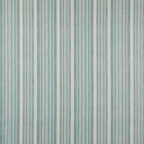Jane Churchill Wildwood Fabrics Tulsi Stripe Fabric - Aqua - J0155-03 - Image 1