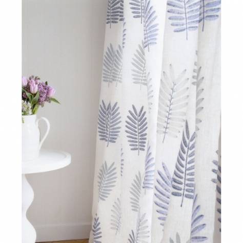 Jane Churchill Wildwood Fabrics Ferndown Fabric - Aqua/Leaf - J576F-05 - Image 4