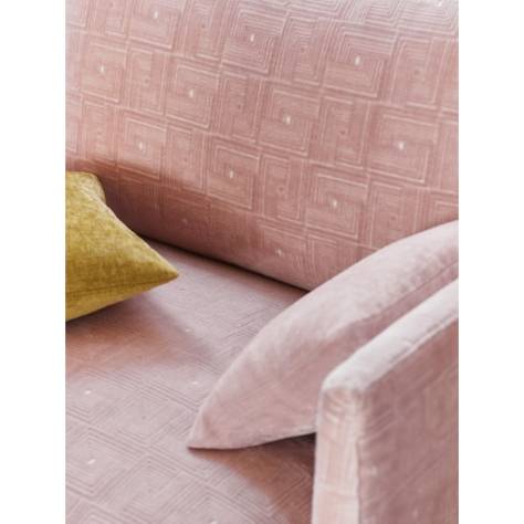 Jane Churchill Kaleido Fabrics Orson Fabric - Pink - J0164-05