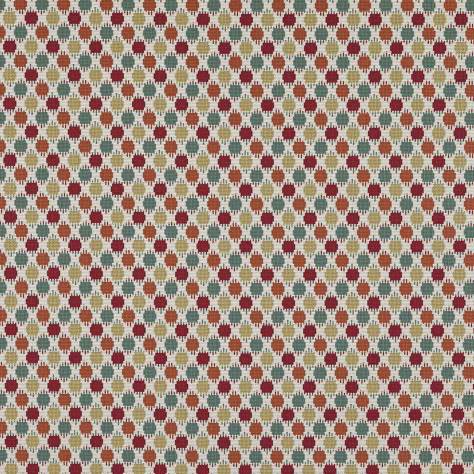 Jane Churchill Kaleido Fabrics Ellipse Fabric - Multi - J0172-01 - Image 1