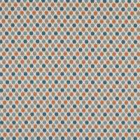 Ellipse Fabric - Blue/Orange