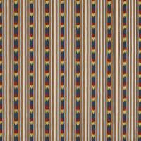Kendra Stripe Fabric - Copper/Navy