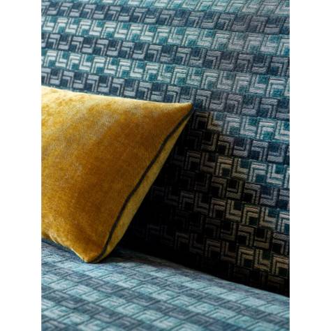 Jane Churchill Kaleido Fabrics Kaleido Fabric - Blue - J0175-01