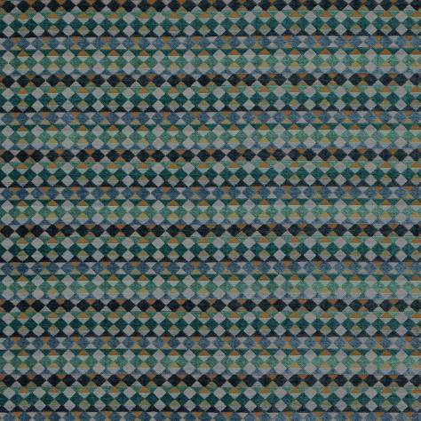 Jane Churchill Kaleido Fabrics Kaleido Fabric - Teal/Green - J0175-05 - Image 1