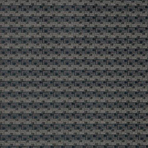 Jane Churchill Kaleido Fabrics Floyd Fabric - Charcoal/Midnight - J0176-04 - Image 1
