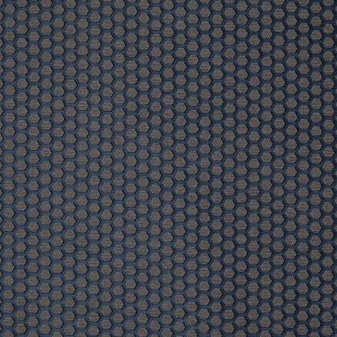 Jane Churchill Kaleido Fabrics Axel Fabric - Midnight - J0177-02 - Image 1