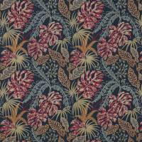 Rousseau Fabric - Navy/Red