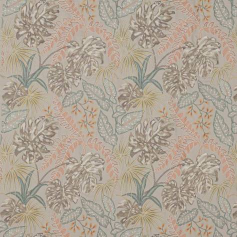 Jane Churchill Rousseau Fabrics Rousseau Fabric - Silver/Blush - J0165-02