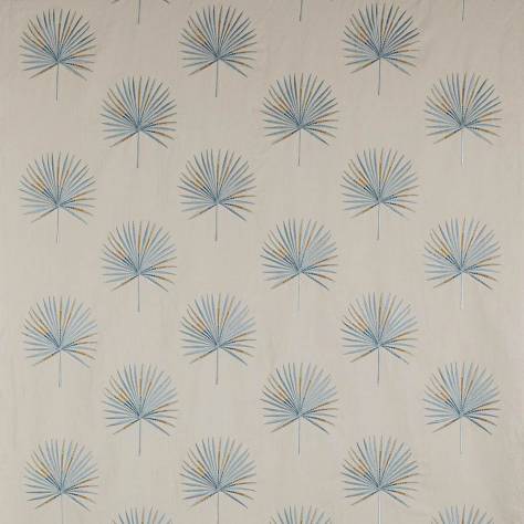Jane Churchill Rousseau Fabrics Fortunei Fabric - Blue - J0166-03 - Image 1