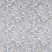 Snow Flower Fabric - Slate Blue