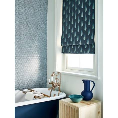 Jane Churchill Rousseau Fabrics Plato Fabric - Blue - J765F-03 - Image 3