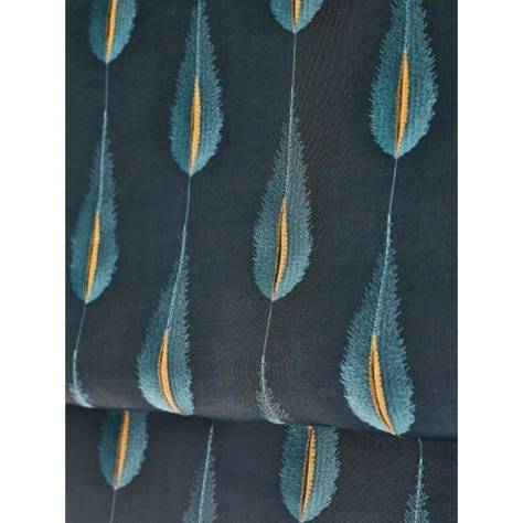 Jane Churchill Rousseau Fabrics Plato Fabric - Teal/Copper - J765F-07 - Image 2