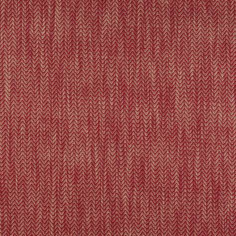 Jane Churchill Roxam Fabrics Marlow Fabric - Dark Red - J0187-06 - Image 1