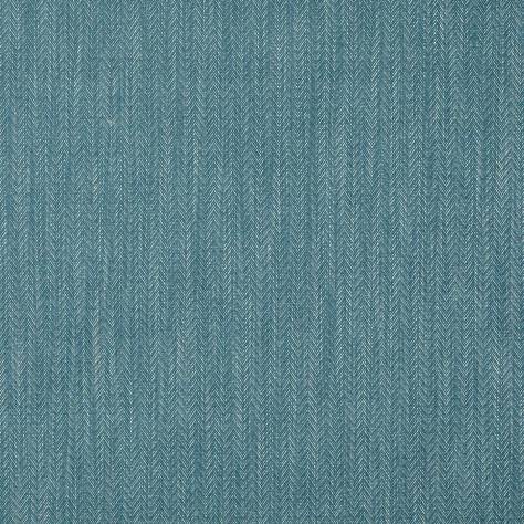 Jane Churchill Roxam Fabrics Marlow Fabric - Petrol Blue - J0187-12