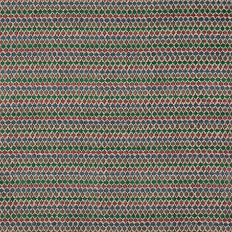 Jane Churchill Roxam Fabrics Hexam Fabric - Pink/Multi - J0194-01 - Image 1