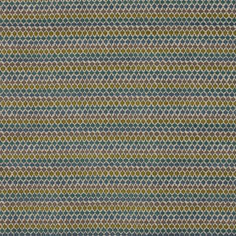 Jane Churchill Roxam Fabrics Hexam Fabric - Aqua/Lime - J0194-02 - Image 1