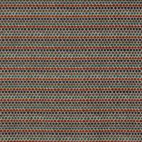 Hexam Fabric - Teal/Orange