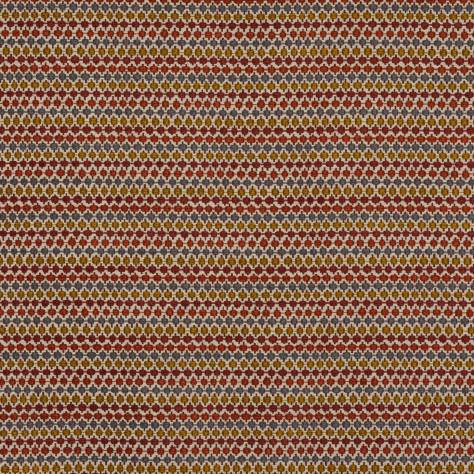 Jane Churchill Roxam Fabrics Hexam Fabric - Red - J0194-07 - Image 1