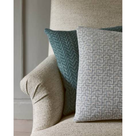 Jane Churchill Roxam Fabrics Ely Fabric - Navy - J0196-02