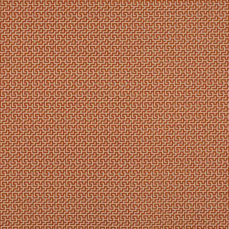 Jane Churchill Roxam Fabrics Ely Fabric - Orange - J0196-05